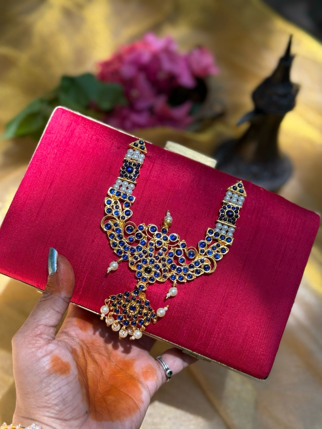 Reddish Pink Necklace