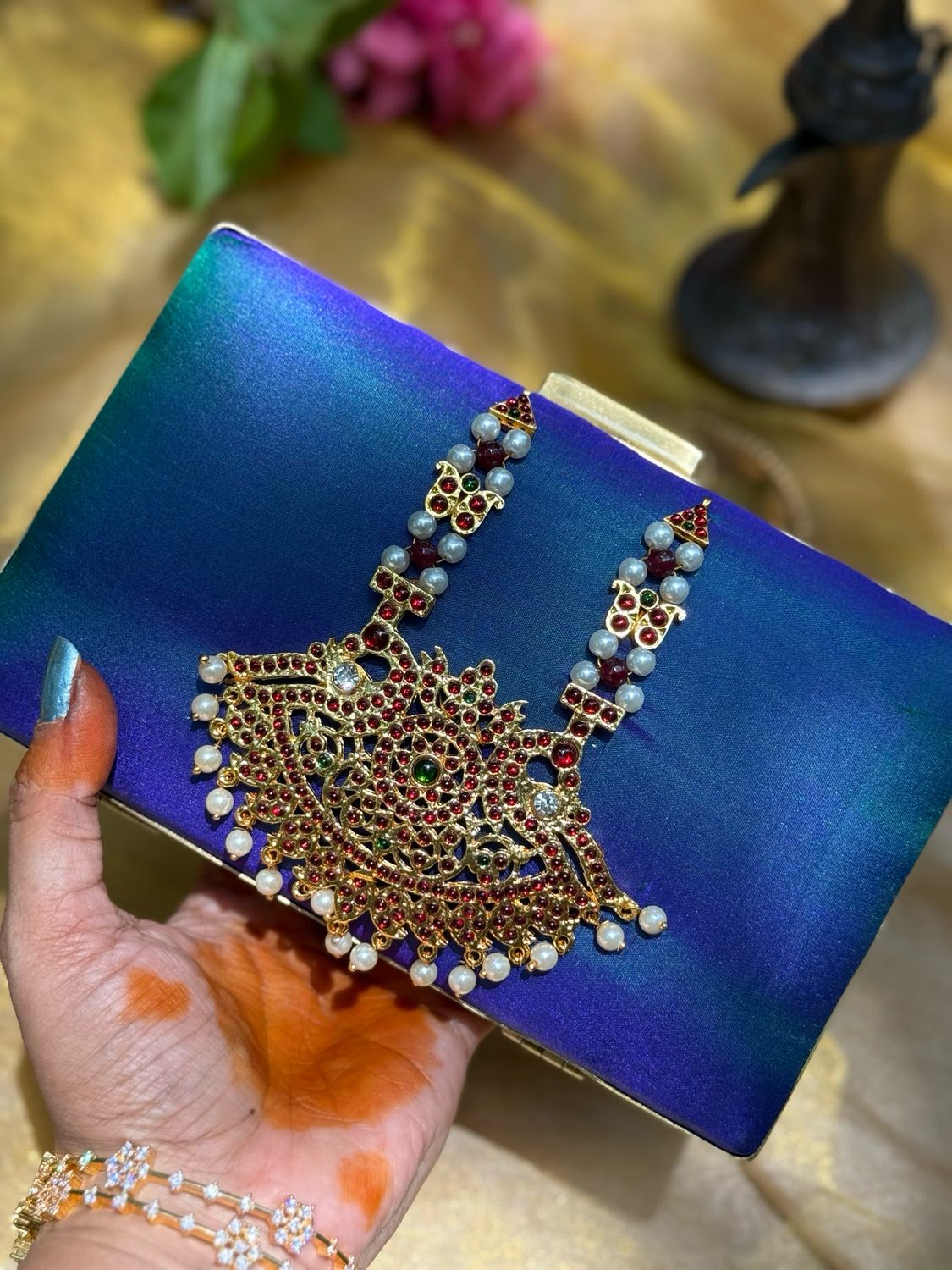 Double Shade Peacock Rettai Mayil