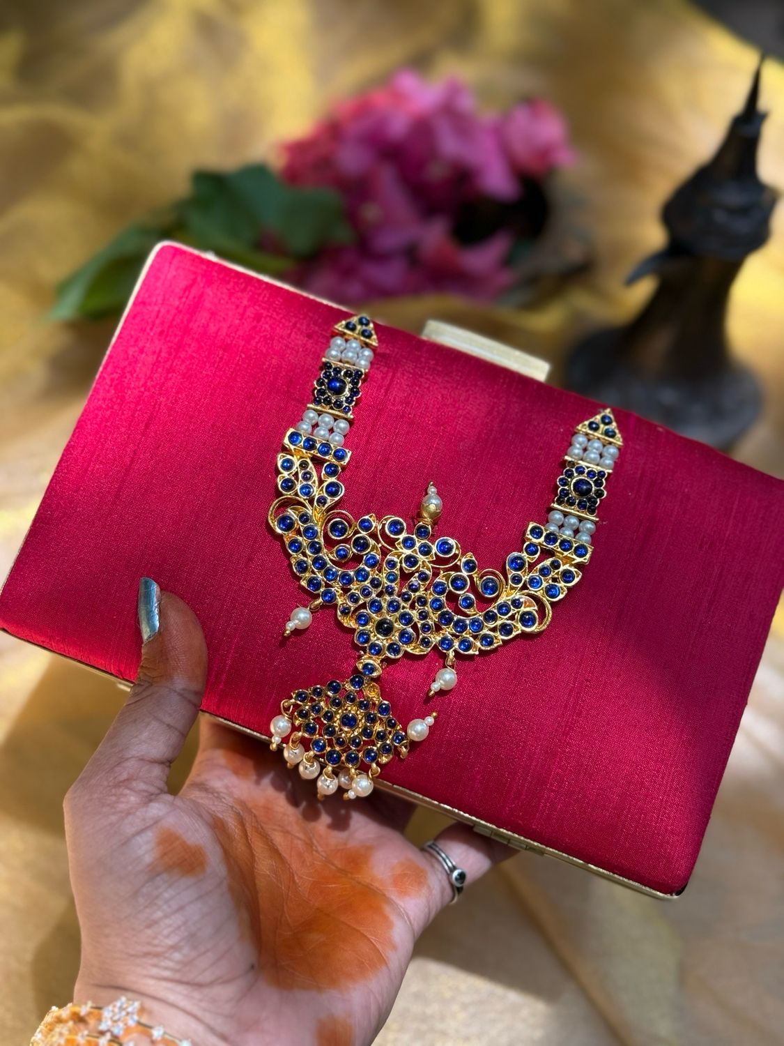 Reddish Pink Necklace