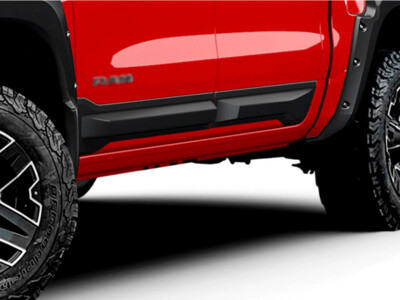 Dodge RAM 1500 2019+ AIR DESIGN Door Rocker Panels (set of 4) - SATIN BLACK - only for CREW CAB