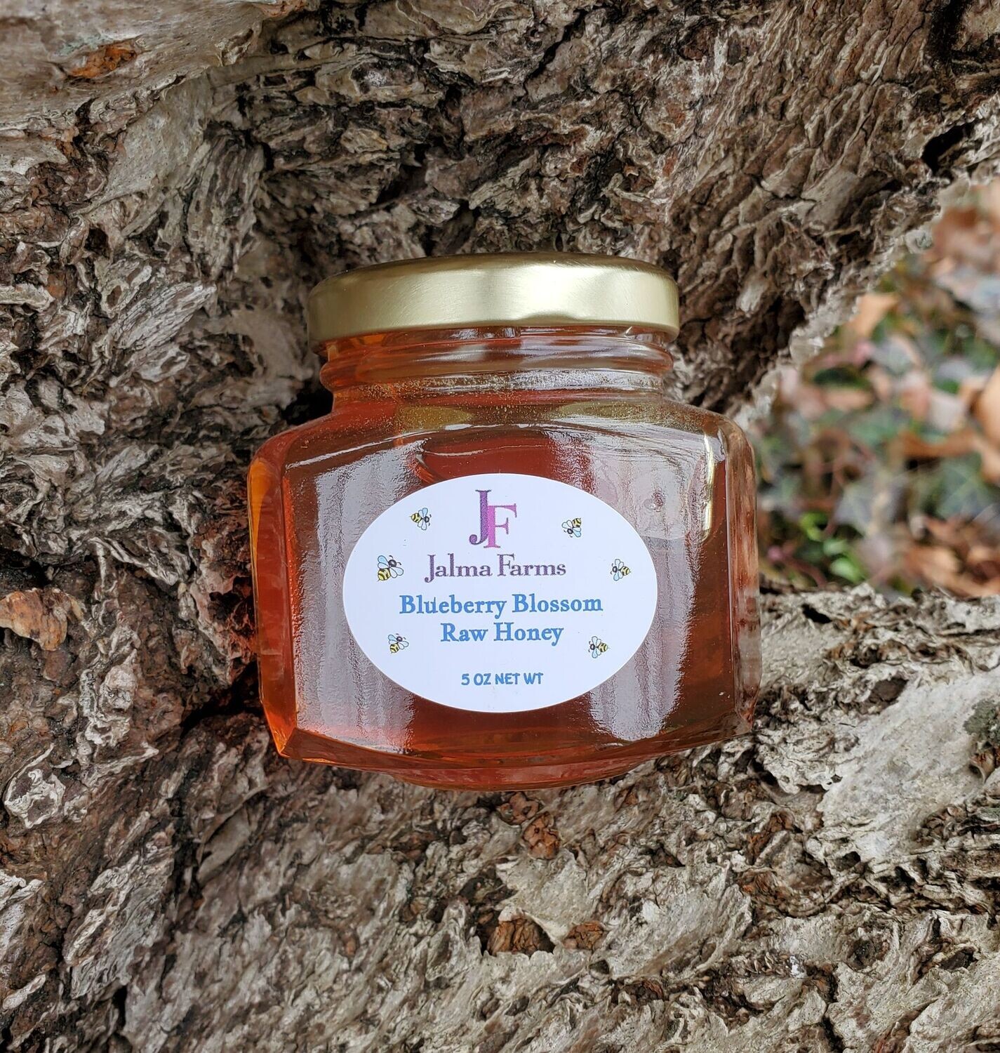 Blueberry Blossom Raw Honey 5 oz