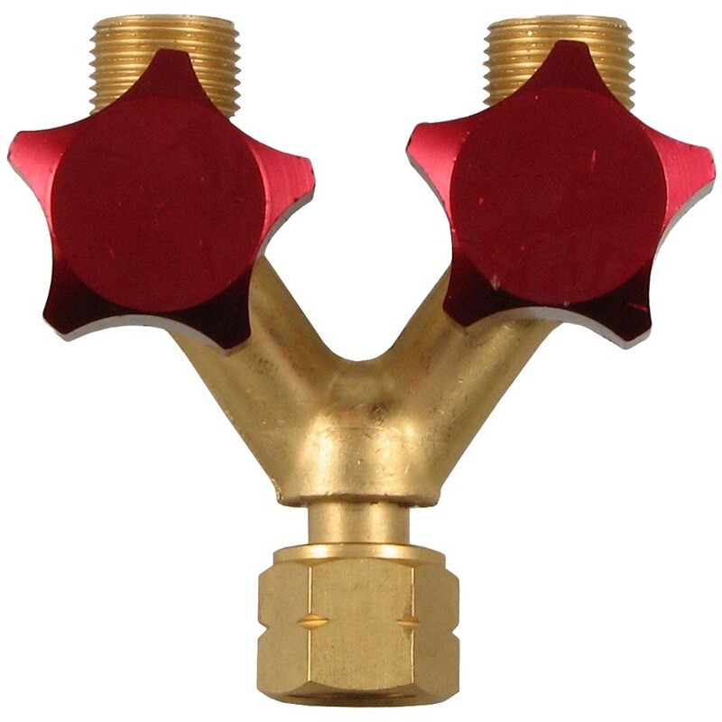 Y Piece with Valve  Acetylene