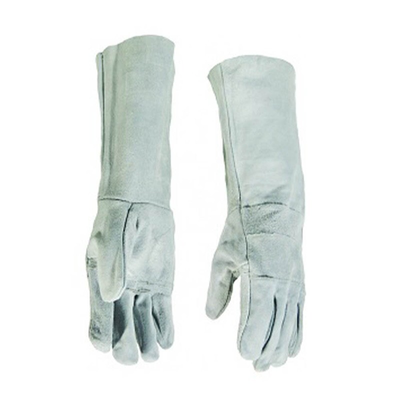 Glove Chrome Double Palm 8&quot; Elbow Length