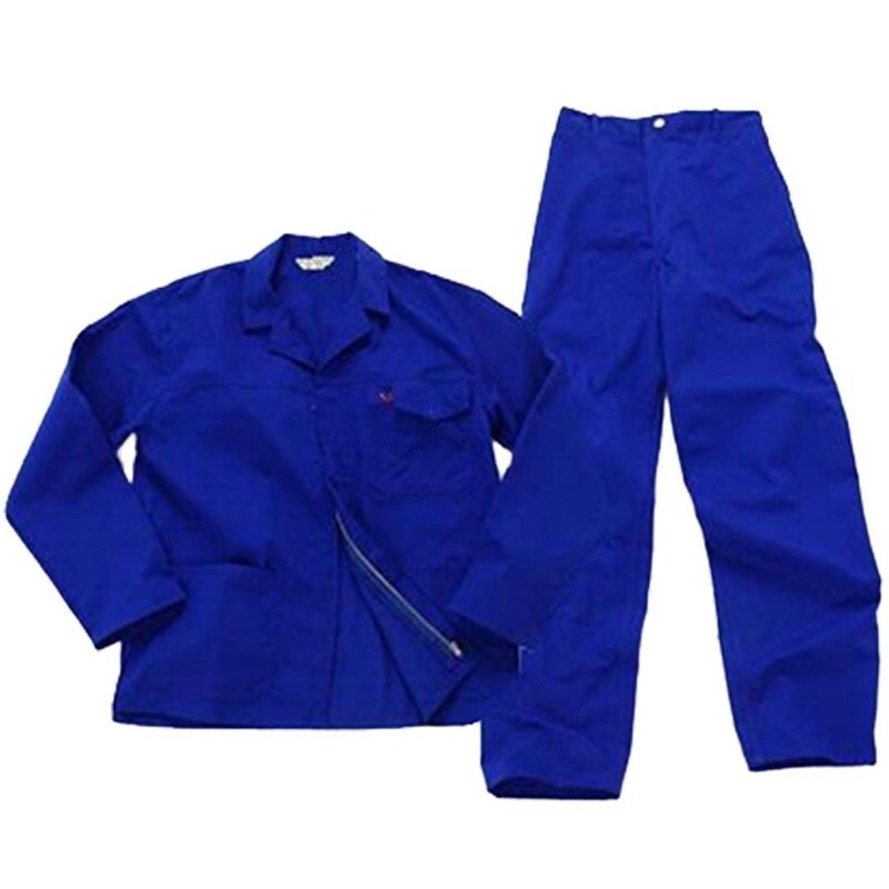Royal Blue Poly Cotton 80/20 (2 Piece) Size 32 - 44 (Chest)