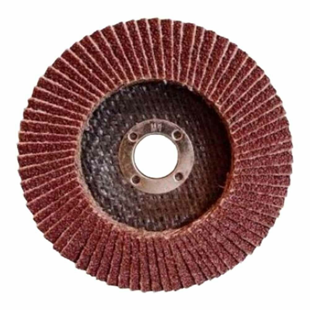 Flap Wheel Disc  115mm Grit 40 (Red) Mild Steel