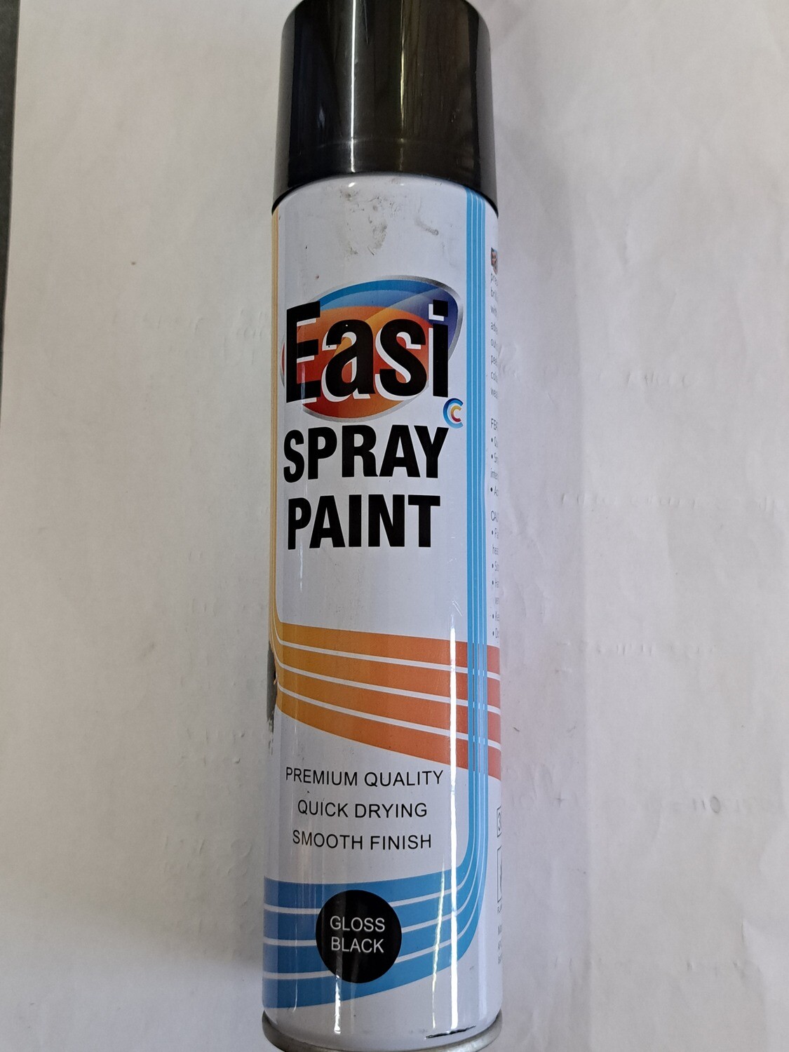 SPRAYPAINT GLOSS BLACK 300ML