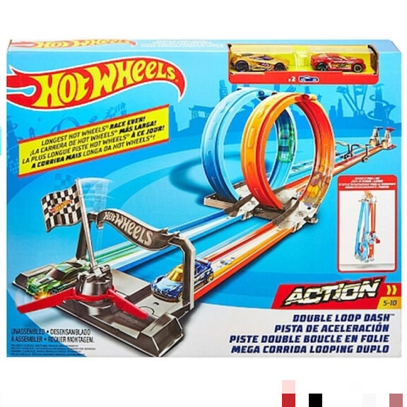 Hot wheels:Race track(Double loop dash)