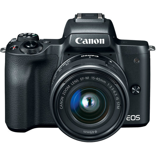 CANON MIRRORLES CAMERA EOS M50 WITH LENS 15-45MM