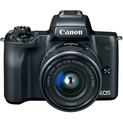 CANON MIRRORLES CAMERA EOS M50 WITH LENS 15-45MM
