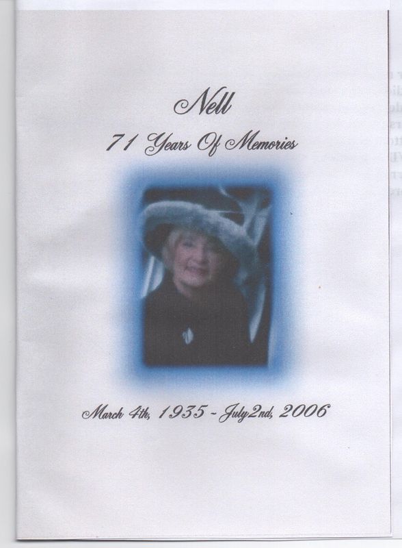 Nell: 71 Years of Memories