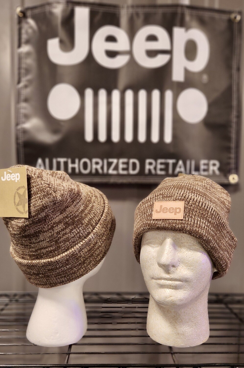 Jeep Beanie - Brown