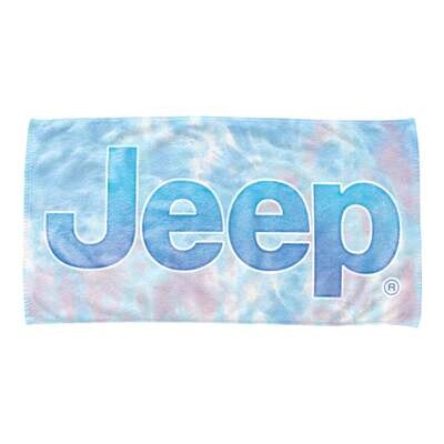 Jeep Towel - Beach - Blue Tie Dye