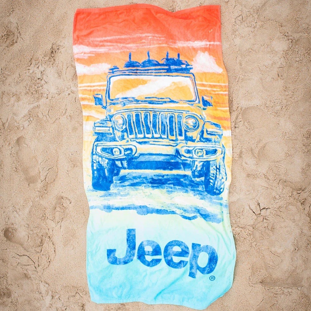 Jeep Towel - Beach - Jeep Surf&#39;s Up