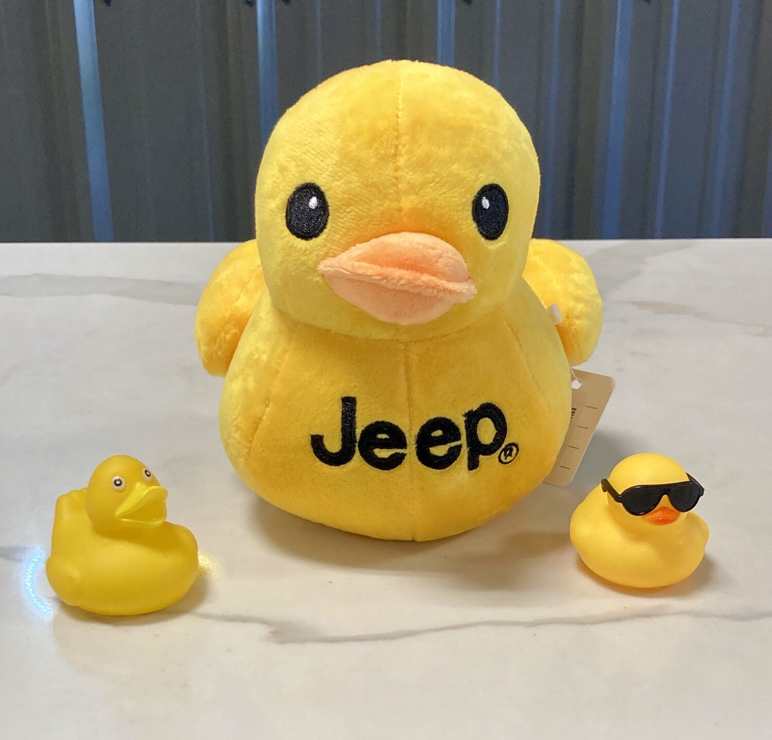 Plush Jeep Duck - Yellow