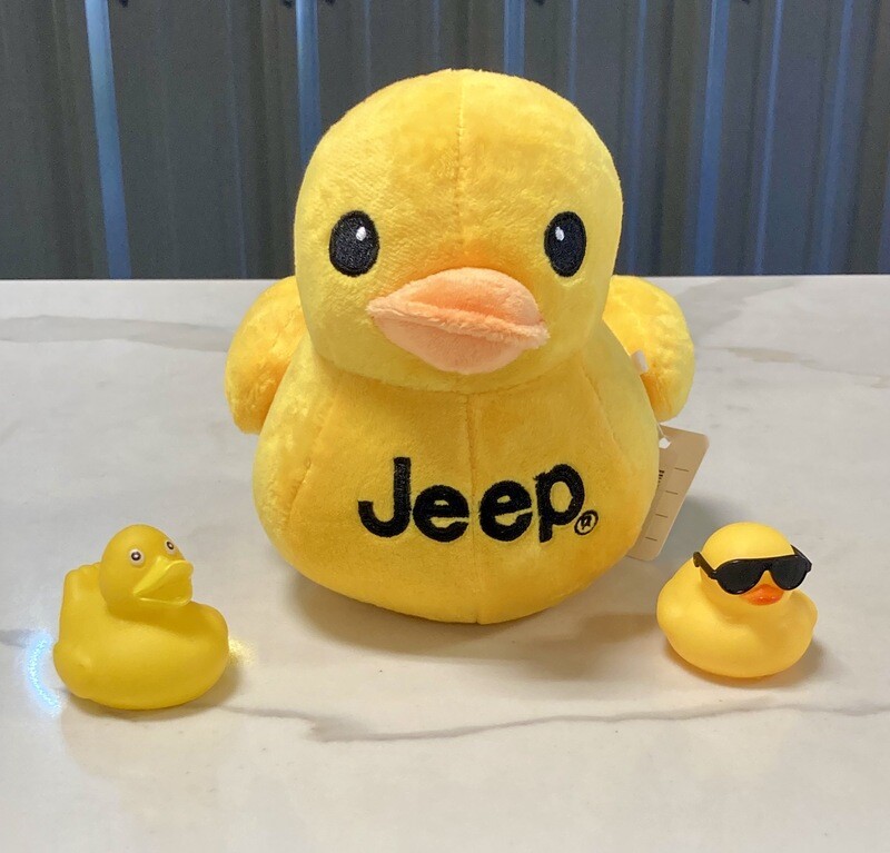 Plush Jeep Ducky - Yellow