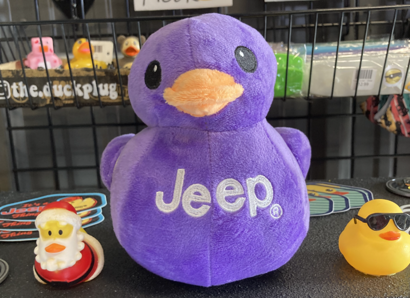 Plush Jeep Duck - Purple