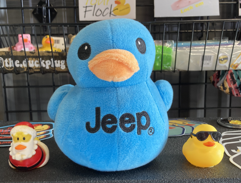 Plush Jeep Duck - Blue