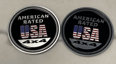 Jeep Badge - American Rated USA