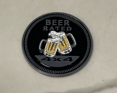 Jeep Badge - Beer Rated