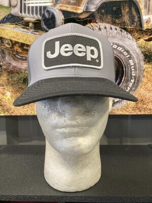 DSC Jeep Hat - Patch Black Gray Charcoal
