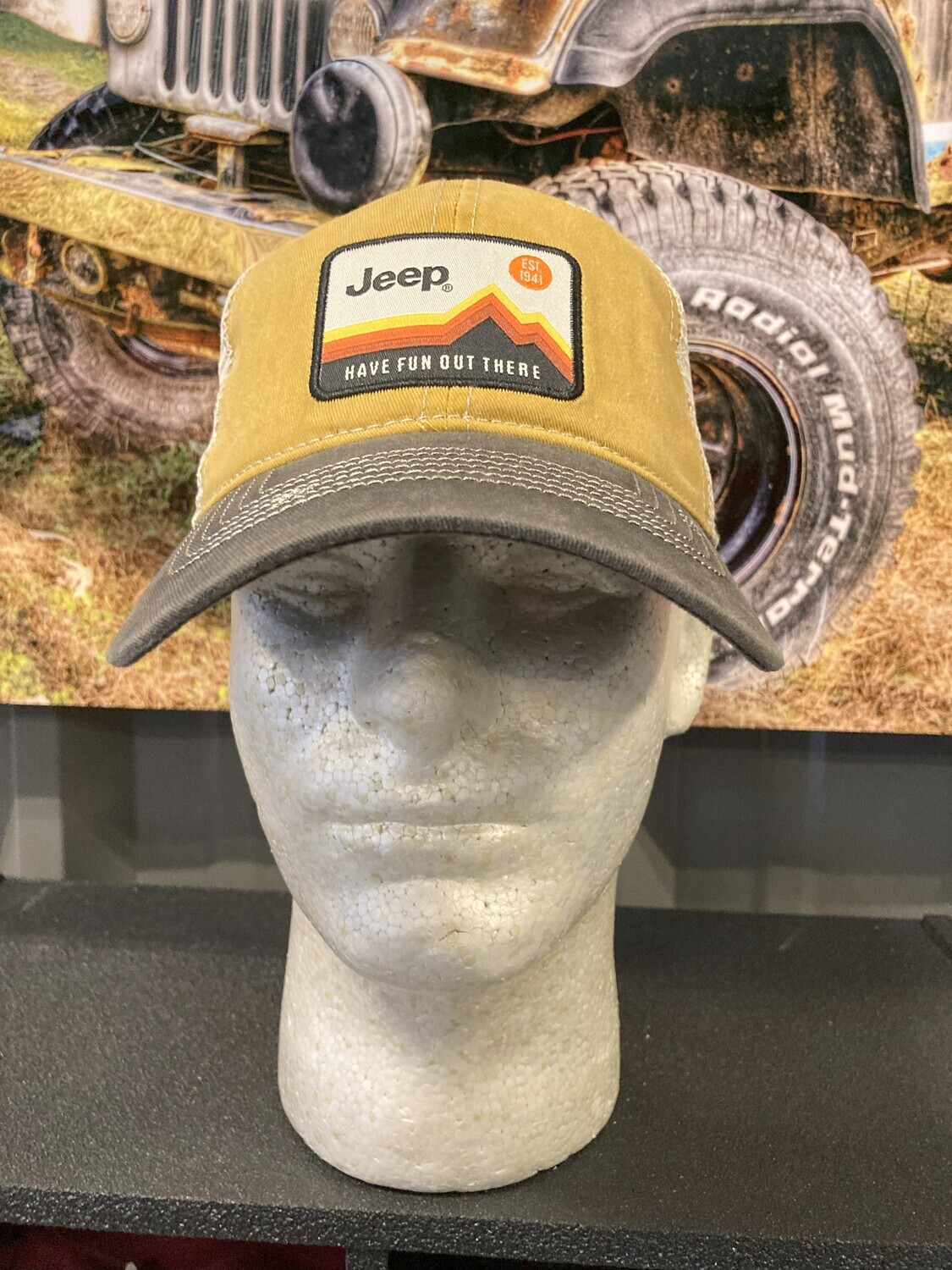DSC Jeep Hat - Have Fun Out There Yellow
