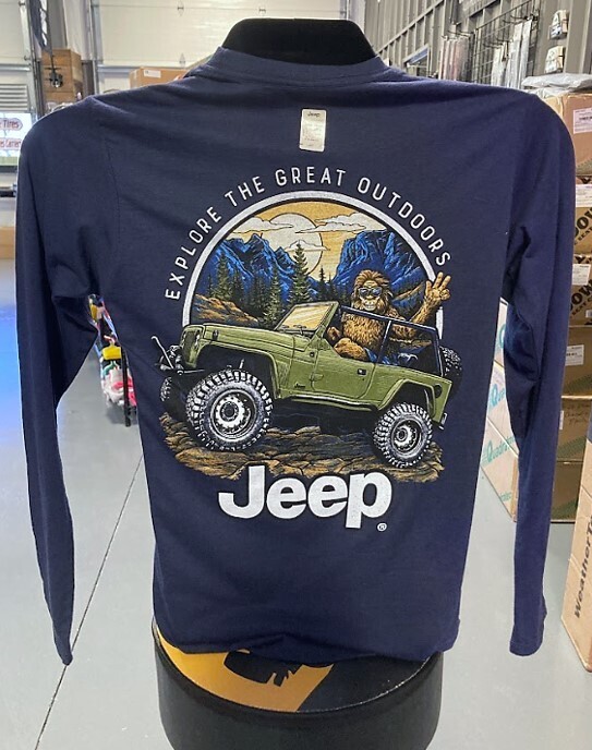 Jeep Long Sleeve Shirt - Sasquatch 