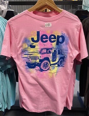 Jeep T-Shirt - Pink Sunset