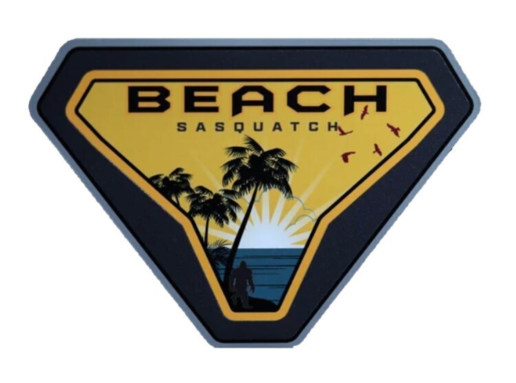 Bronco Badge - Beach Sasquatch