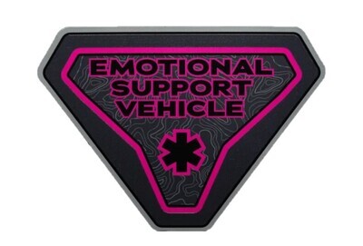 Bronco Badge - Emotional Support Pink