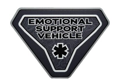 Bronco Badge - Emotional Support Black