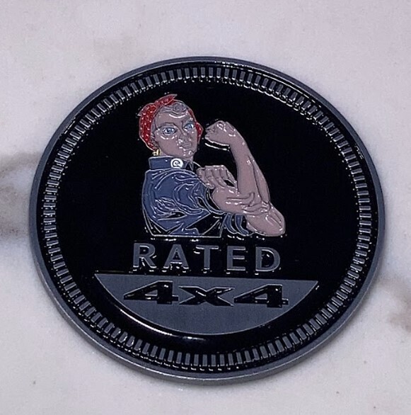 Jeep Badge - Rosie Rated