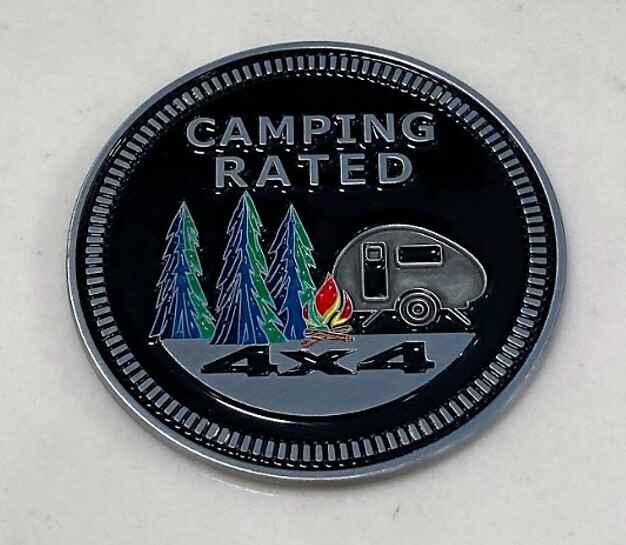 Jeep Badge - Camping Rated