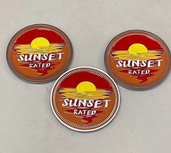 Jeep Badge - Sunset Rated