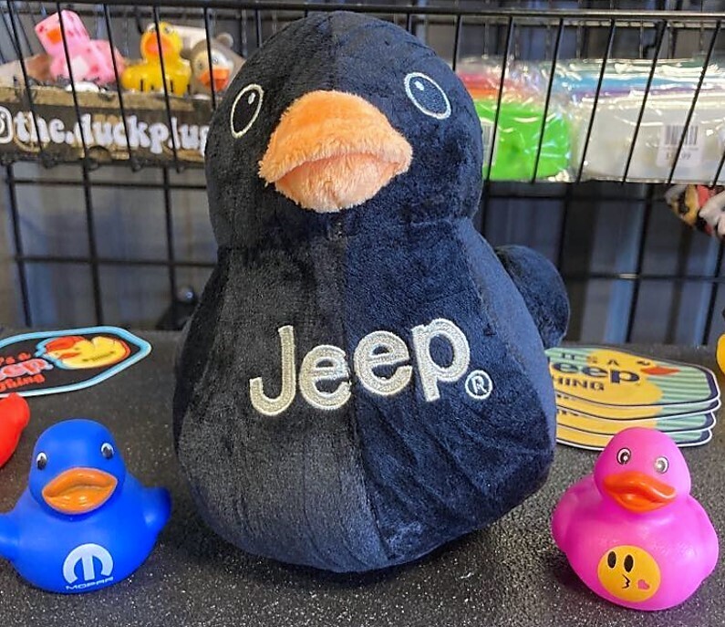 Plush Jeep Duck - Black