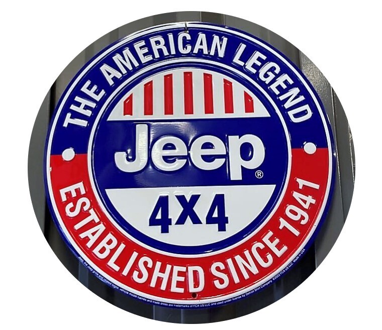 Jeep Sign - Jeep the American Legend