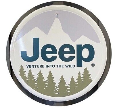 Jeep Sign - Venture Into the Wild - Simple