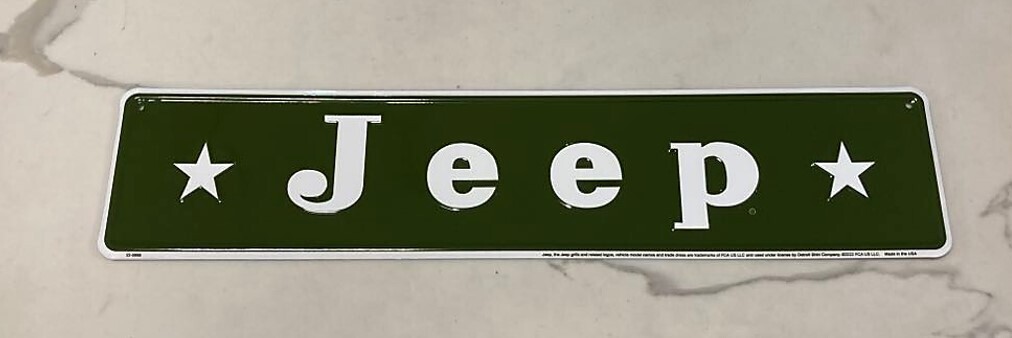 Jeep Sign - Jeep Vintage Stars