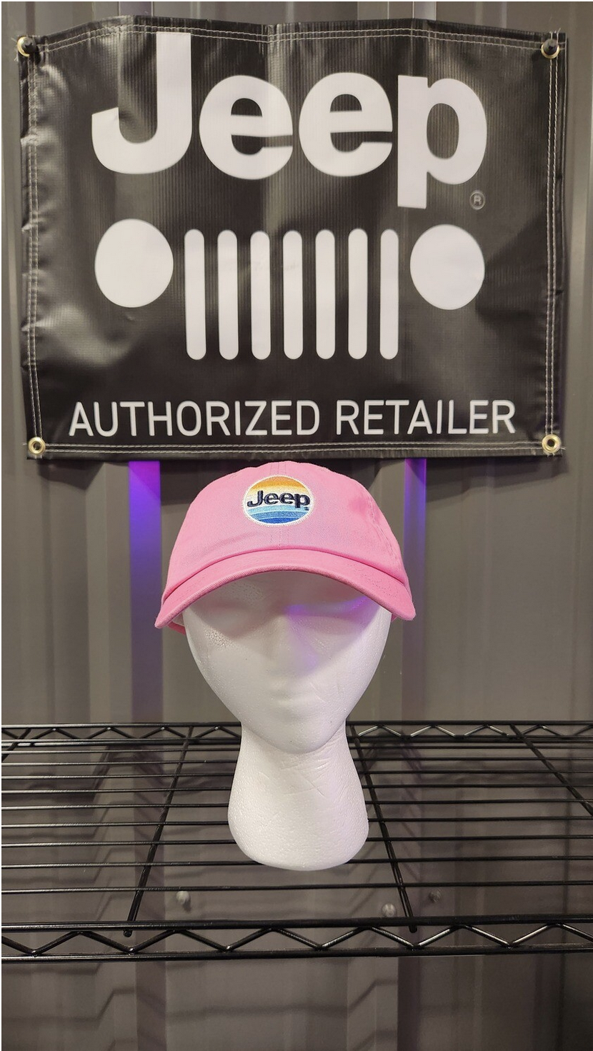 JC Jeep Hat - Sunrise Circle Pink