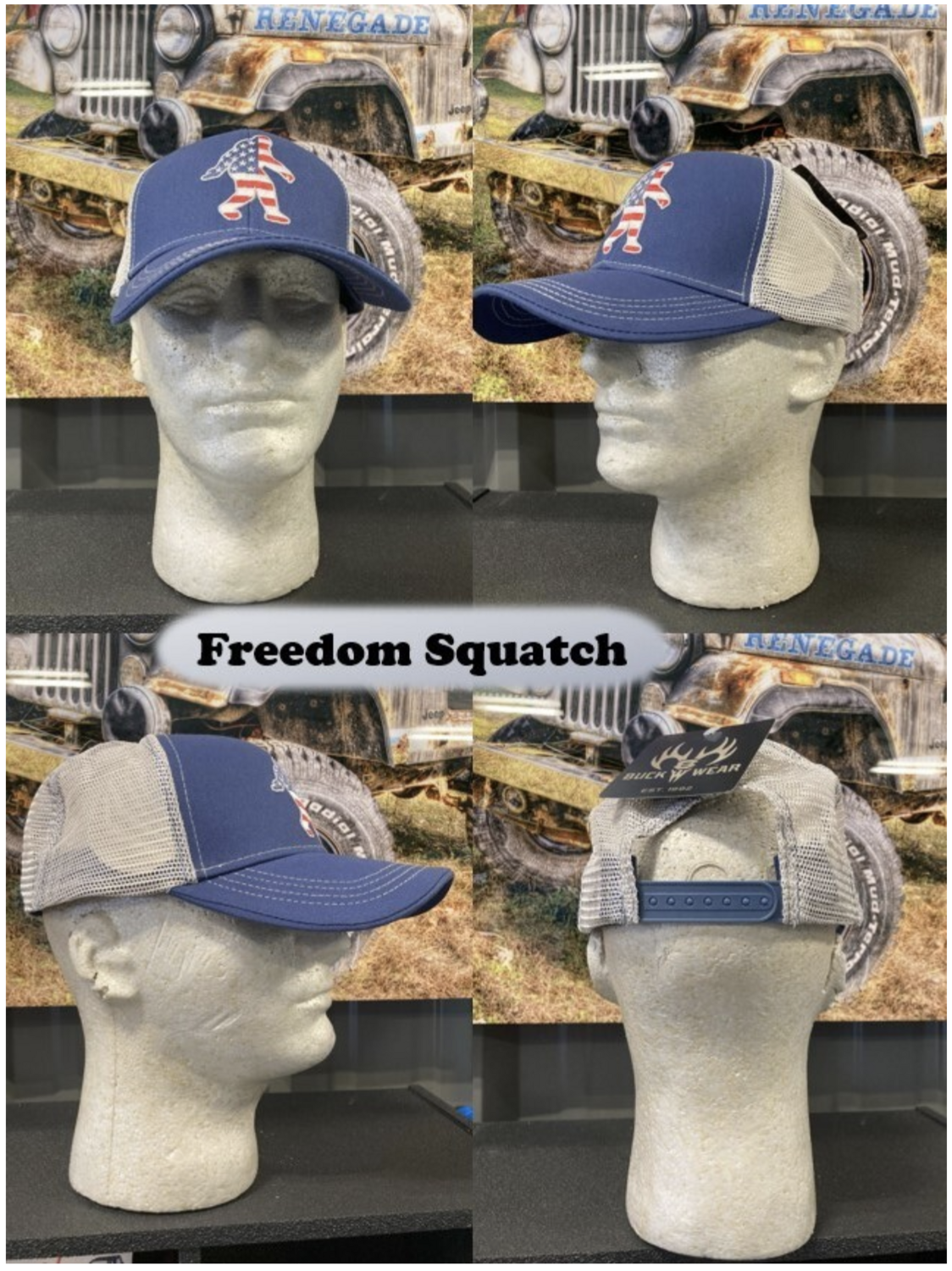JC Jeep Hat - Freedom Squatch