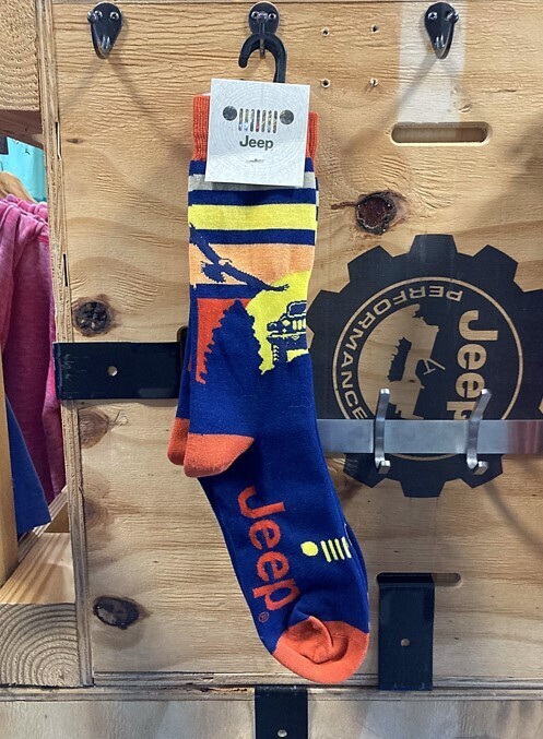 Jeep Socks - Dress - Sunset Eagle