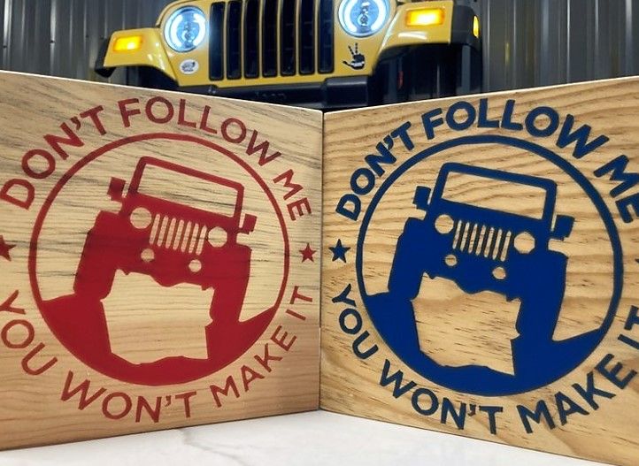 Wood Plaque - Don&#39;t Follow Me