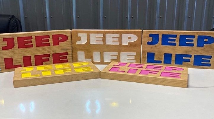 Wood Plaque - Jeep Life