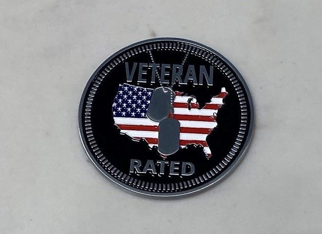 Jeep Badge - US Veteran Dog Tags