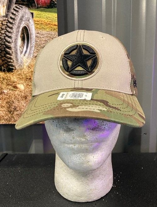 JC Jeep Hat - Star Tan Camo