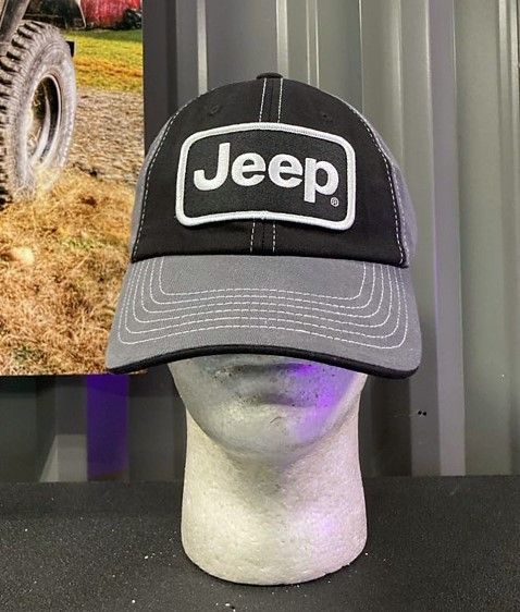 DSC Jeep Hat - Chino Patch Black Charcoal White