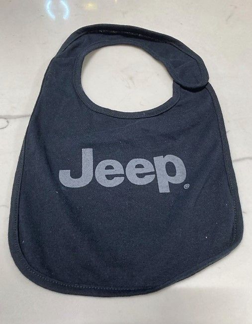 Jeep Baby Bib Black