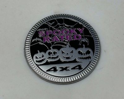 Jeep Badge - Spooky Purple