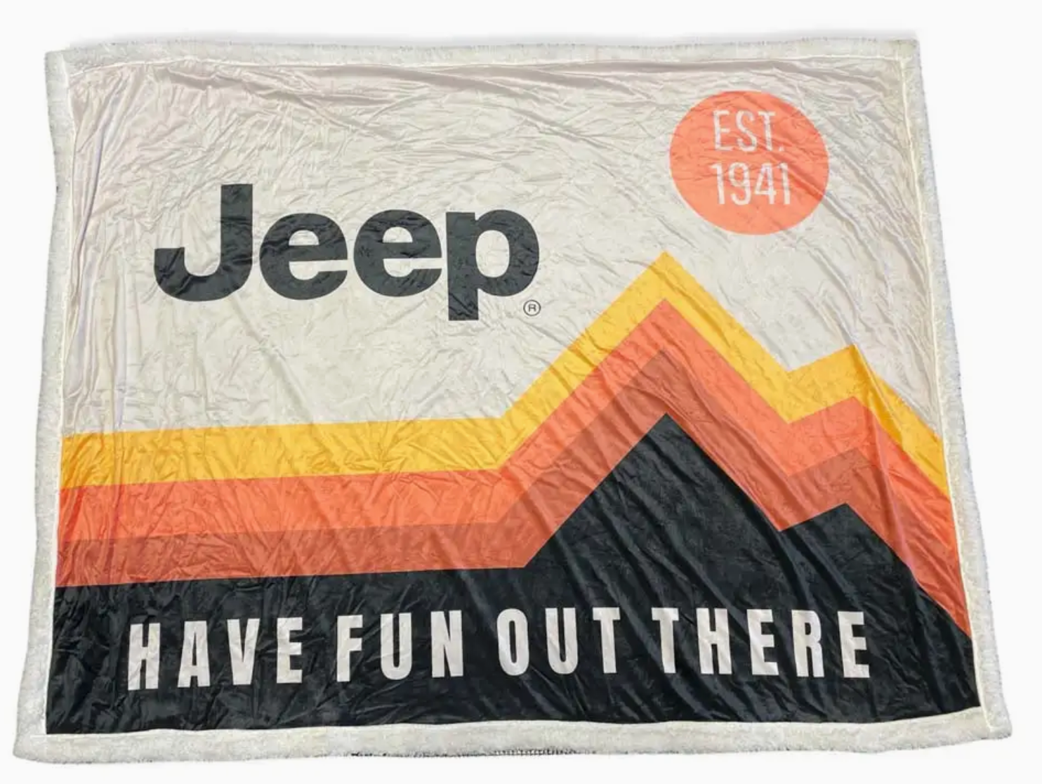 Jeep Blanket - Sherpa - Have Fun Out There
