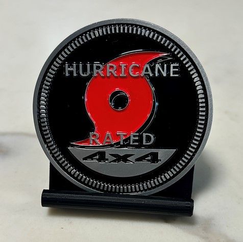 Jeep Badge - Hurricane Rated