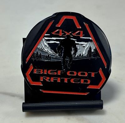 Jeep Badge - Mojave Bigfoot Orange